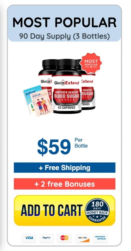 Gluco Extend Buy Online 3 Bottles